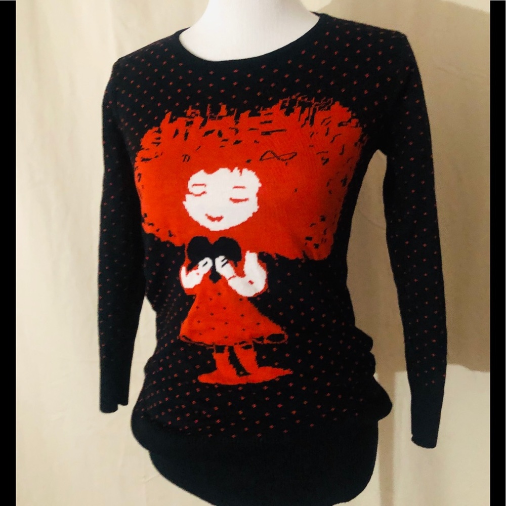 J&D sweetheart sweater